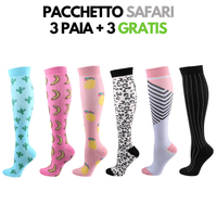FitCompress Donna - Calze a compressione graduata