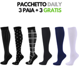 FitCompress Donna - Calze a compressione graduata
