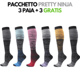 FitCompress Donna - Calze a compressione graduata