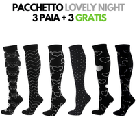 FitCompress Donna - Calze a compressione graduata