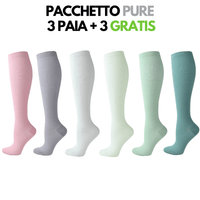 FitCompress Donna - Calze a compressione graduata
