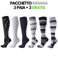 FitCompress Donna - Calze a compressione graduata