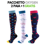 FitCompress Donna - Calze a compressione graduata