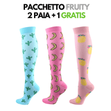 FitCompress Donna - Calze a compressione graduata