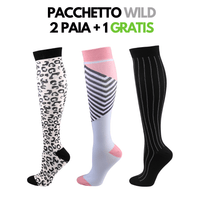 FitCompress Donna - Calze a compressione graduata